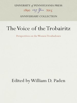 cover image of The Voice of the Trobairitz